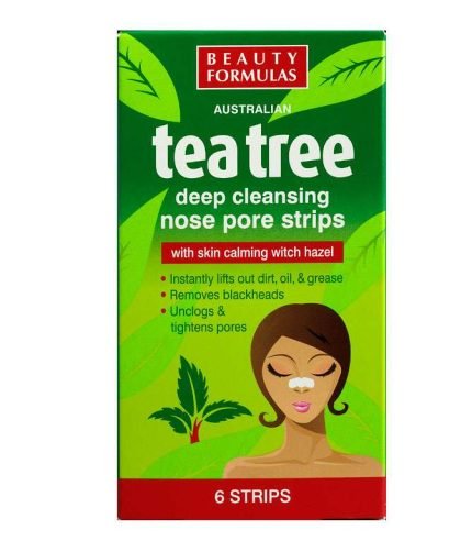 Beauty Formulas Tea Tree Nose Pore Strips 6 strips