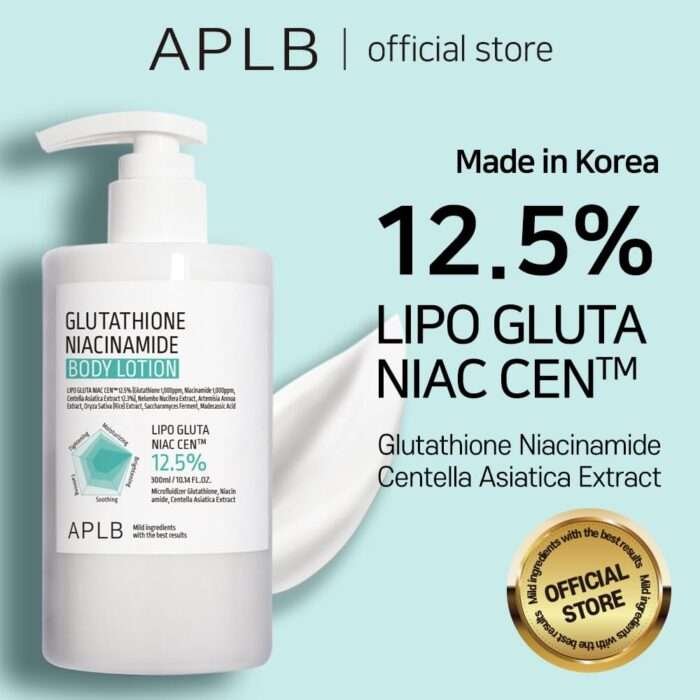 APLB Glutathione Niacinamide Body Lotion 300ml APLB Glutathione Niacinamide Body Lotion 300ml