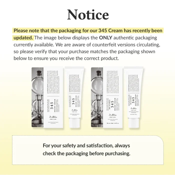 Dr. Althea 345 Relief Cream 50ml Dr. Althea 345 Relief Cream 50ml