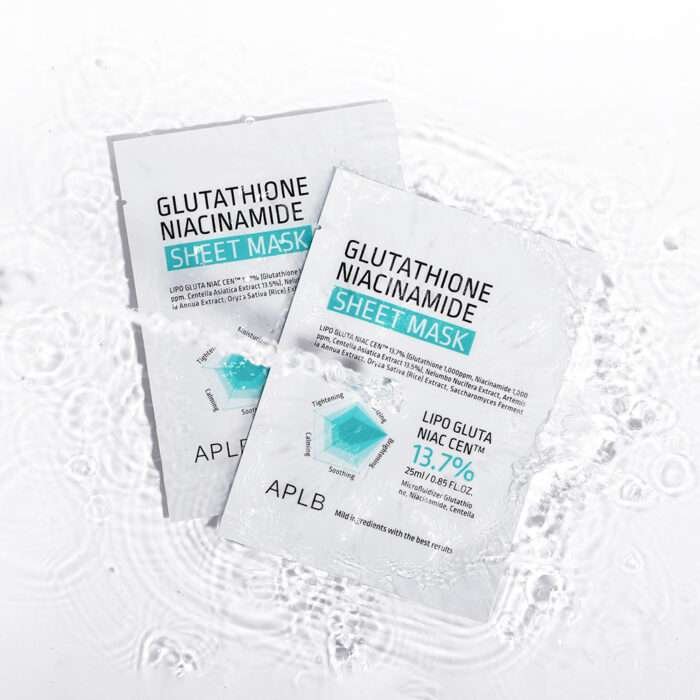 APLB Glutathione Niacinamide Sheet Mask 25ml APLB Glutathione Niacinamide Sheet Mask 25ml